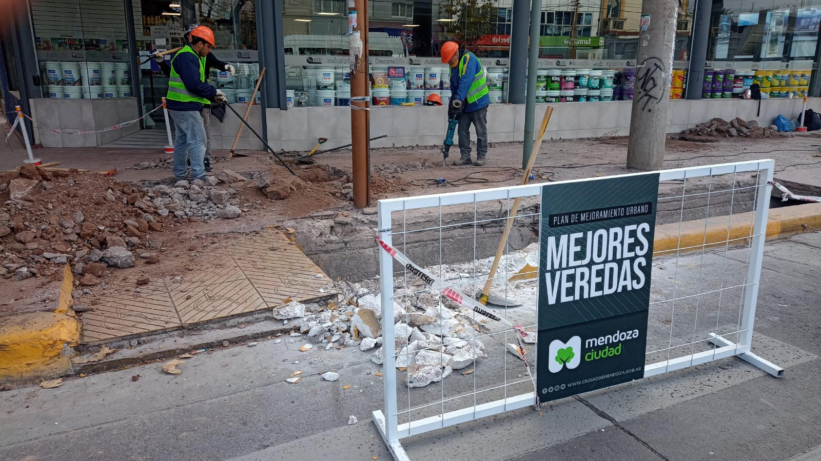 inicio veredas Jose v Zapata ppal