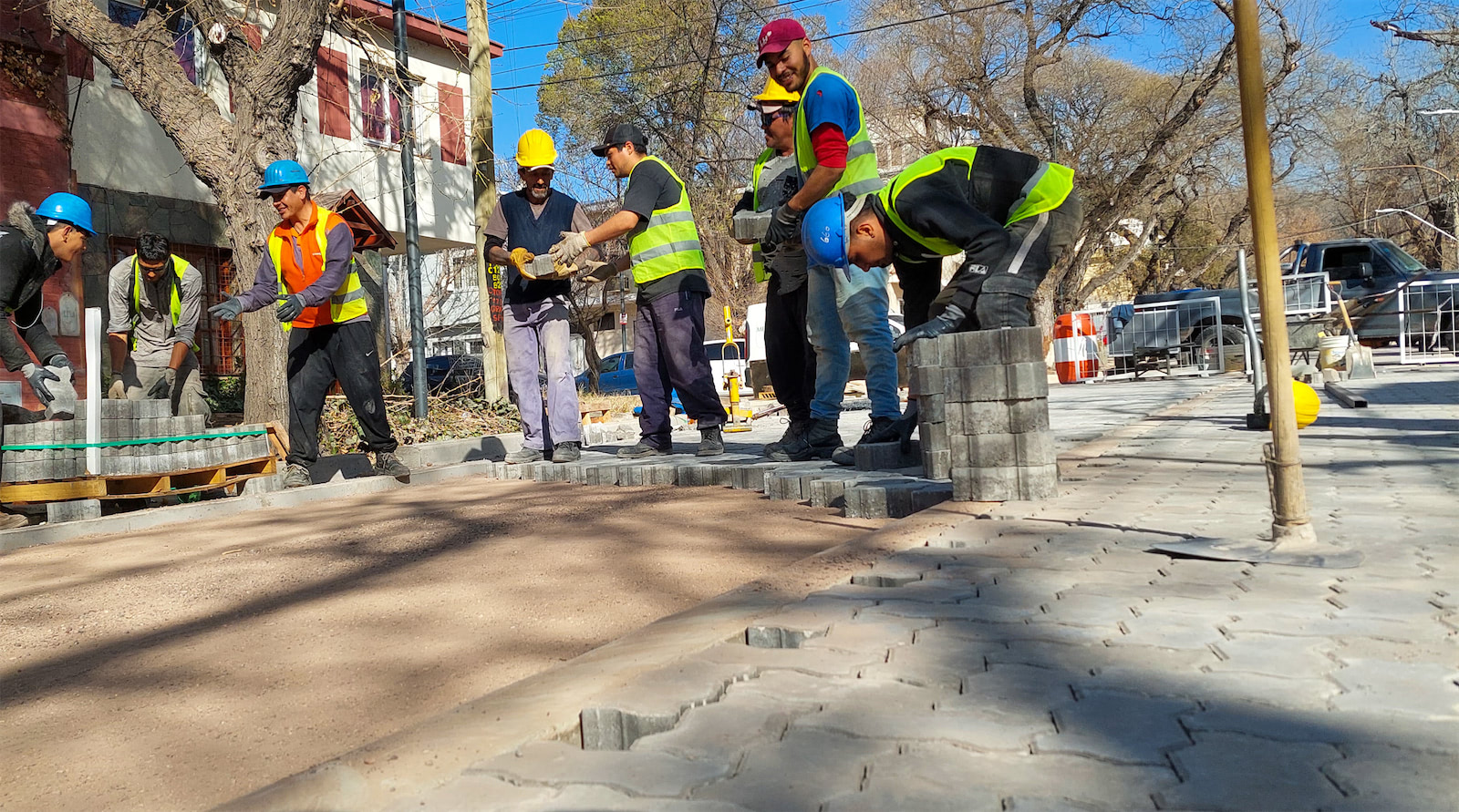 avanzan obras en Pueyrredon ppal
