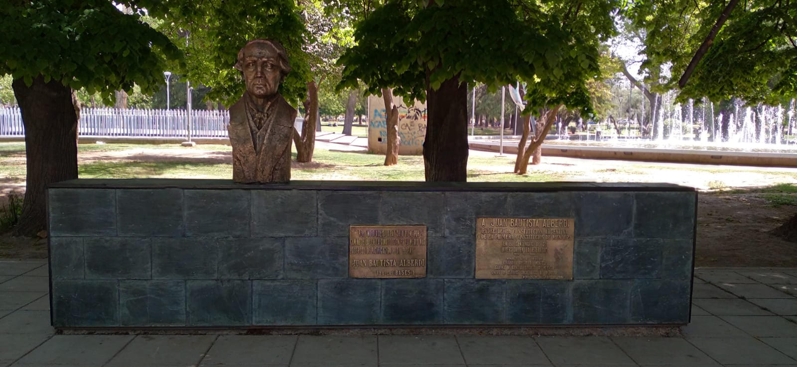 Busto a Alberdi Vista General Dspues