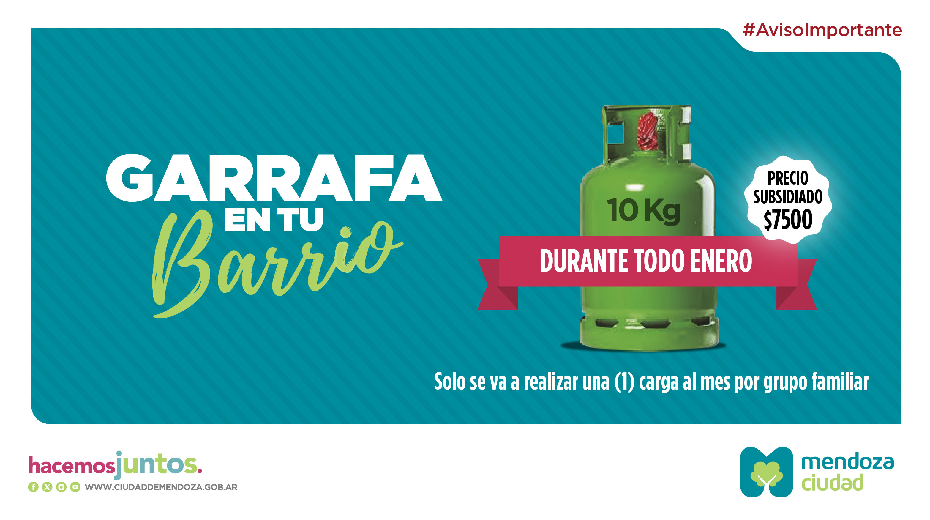 Garrafa Social Enero Ciduad Mendoza