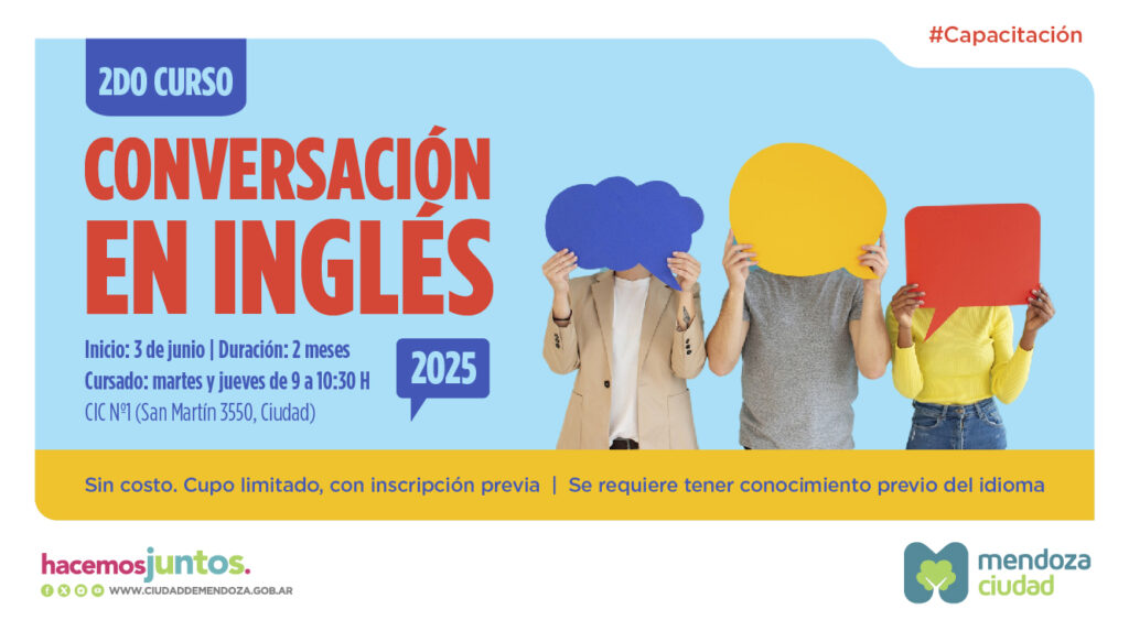 La Ciudad lanza un nuevo ciclo del curso gratuito de conversación en ...