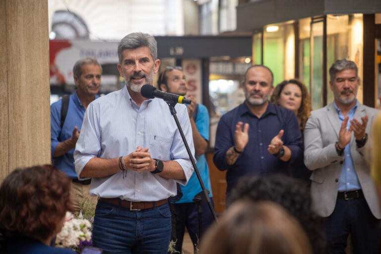 Ulpiano Suarez participó en los festejos por los 99 años del Pasaje San Martín
