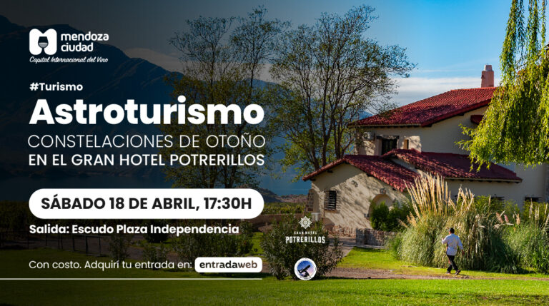 Astroturismo en Potrerillos: llega “Constelaciones de Otoño”, una experiencia para contemplar el cielo en la montaña